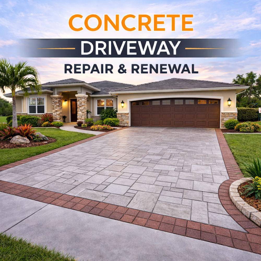 Concrete repair and resurfacing