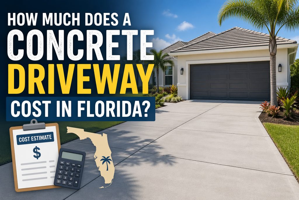 concrete driveway cost Florida
