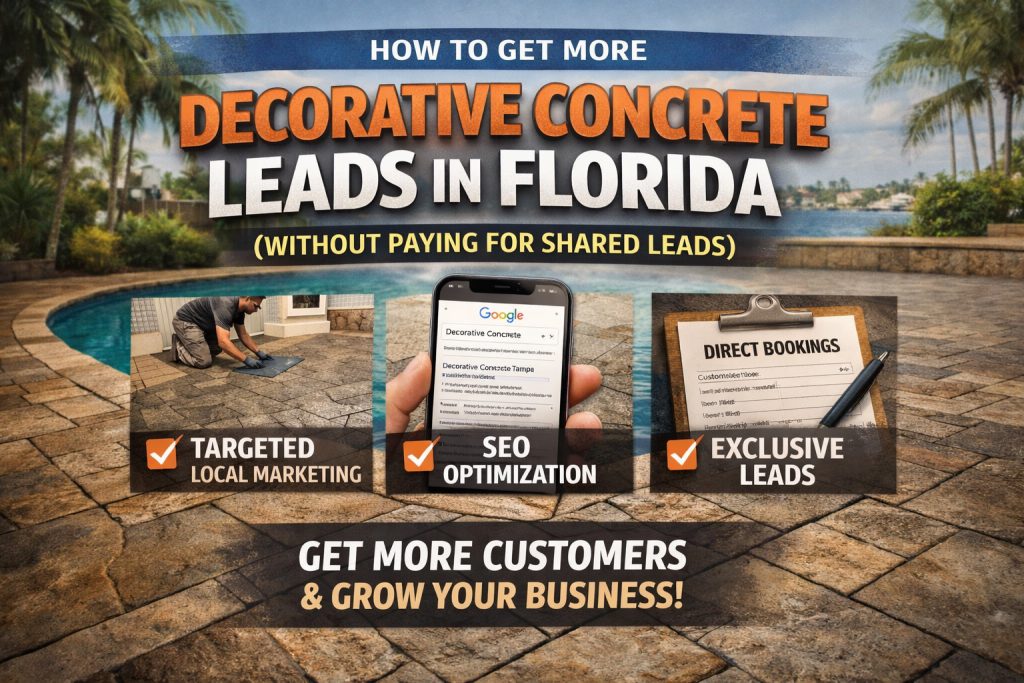 decorative concrete leads Florida