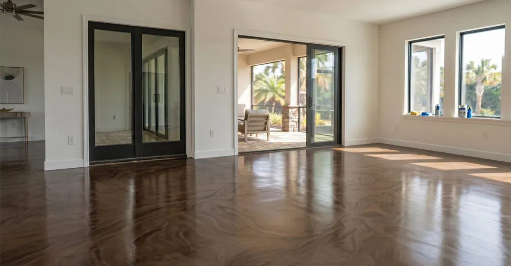 Stained Concrete Cost in Florida - 2026 Pricing Guide